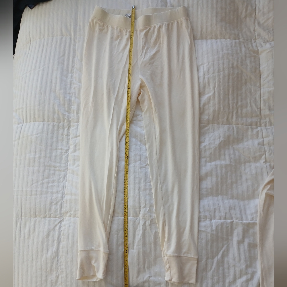L.L. Bean Off-White Baselayer Bottom